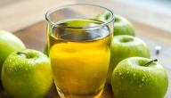فوائد عصير التفاح