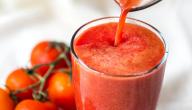 فوائد عصير الطماطم